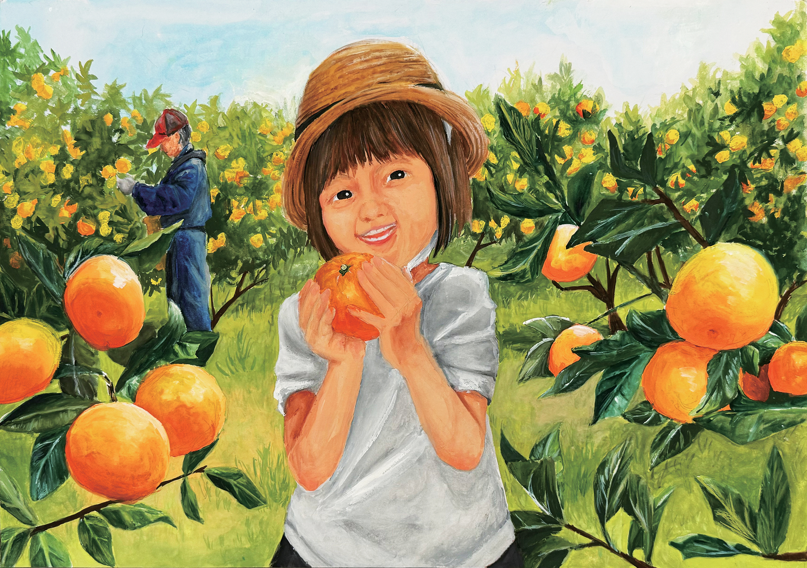 知多半島 農のある風景」図画コンクール 3部（中学校1～3年